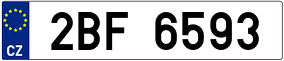 Truck License Plate